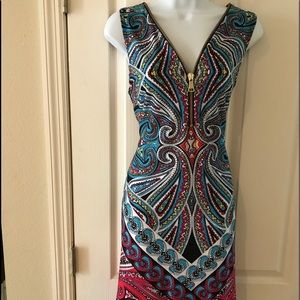 MSK Paisley Dress
